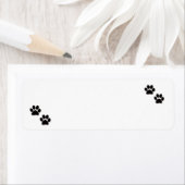 「Pawprints」住所 シール (インサイチュ)