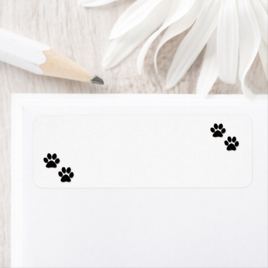 「Pawprints」住所 シール (インサイチュ)