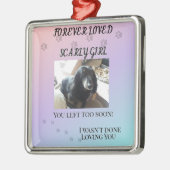 Pawprints Across the Rainbo Tribute メタルオーナメント (左)