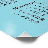 Pawprints Design 2026 Calendar Poster ポスター (コーナー)