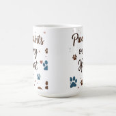 Pawprints on Myハート15 oz Mug コーヒーマグカップ (中央)