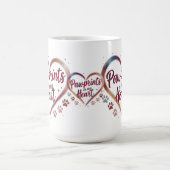 Pawprints on Myハート – モーフィングマグfor Pet Lover モーフィングマグカップ (中央)
