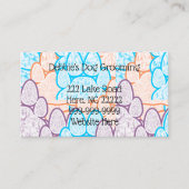 Pawsイリュージョンカラフル名刺 名刺 (正面)