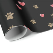 Pawsハート ラッピングペーパー (ロールコーナー)
