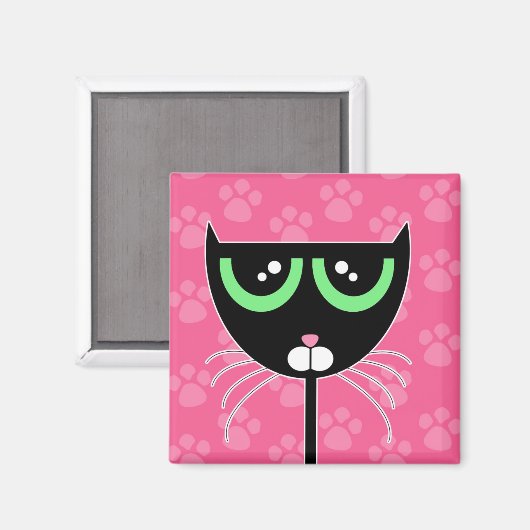 PAWSピンク – マグネット (正面/裏面)