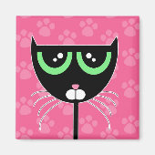 PAWSピンク – マグネット (正面)