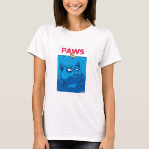 Pawsホラー映画のポスターSpoof Tシャツ