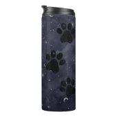 Paws星と三日月の月の青い水色 タンブラー (回転右)