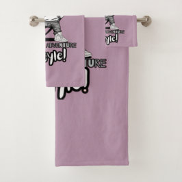 Paws:スタイリッシュトレンディーチワフアビベス バスタオルセット