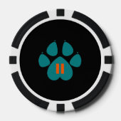 PAWS トランプ ポーカーチップ (正面)