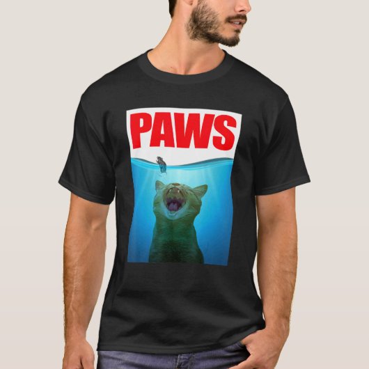 PAWS 猫とネズミ トップ シャークと猫 (正面)