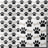 Paws And Bones Seamless Pattern Custom  タイル