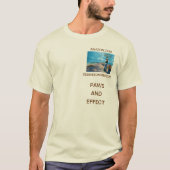 PAWS AND EFFECT- Tシャツのブックタイトル Tシャツ (正面)