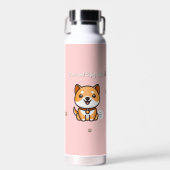 Paws and Enjoy Life Shiba Bottle ウォーターボトル (正面)