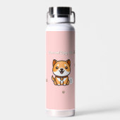 Paws and Enjoy Life Shiba Bottle ウォーターボトル (背面)