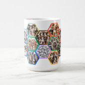 Paws and Hiskers Collage:Furry Friの交響曲 コーヒーマグカップ (中央)