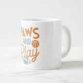 Paws+And+Play 楽しいスポーツ ジャンボコーヒーマグカップ (正面右)