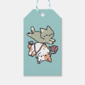 Paws and Play – Adorable Cat Illustration ギフトタグ (正面)