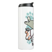 Paws and Play – Adorable Cat Illustration タンブラー (回転左)