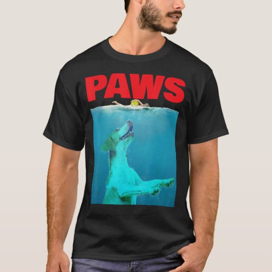 Paws - Beagle Dog Lover動物愛好家子犬オーナー Tシャツ (正面)