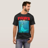 Paws - Beagle Dog Lover動物愛好家子犬オーナー Tシャツ (正面フル)