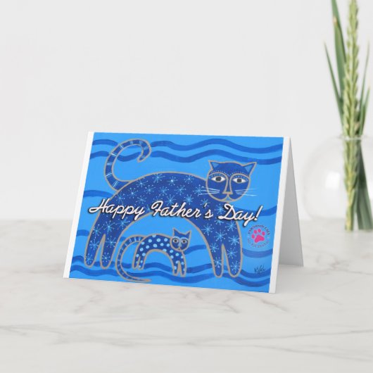 PAWS CAT父の名刺 カード (正面)