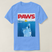 PAWS Cat And Yellow Rubber Duck Cute Kitten Funny  Tシャツ (デザイン正面)