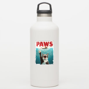 PAWS Cat Mouse Parody Of The Jawsムービー・ポスター シール