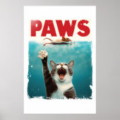 PAWS Cat Mouse Parody Of The Jawsムービー・ポスター ポスター (正面)