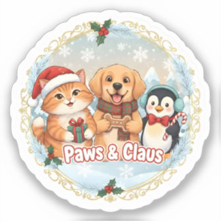 Paws & Claus シール