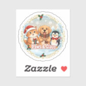 Paws & Claus シール (シート)