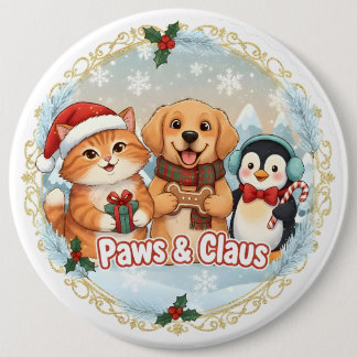Paws & Claus 缶バッジ