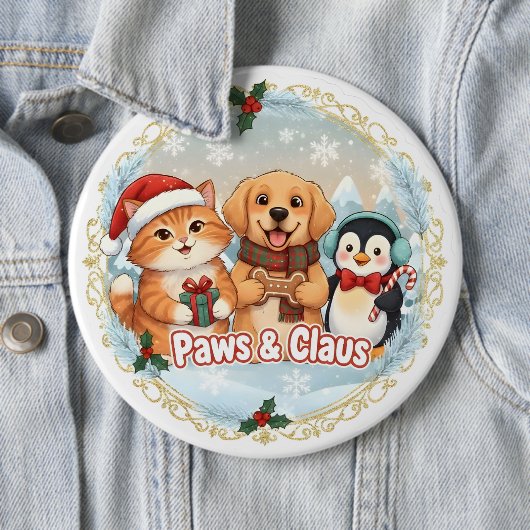 Paws & Claus 缶バッジ (インサイチュ)
