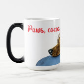 Paws, cocoa and joy! モーフィングマグカップ (左)