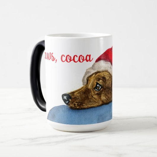 Paws, cocoa and joy! モーフィングマグカップ (正面左)