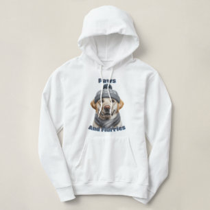 Paws & Flurries - Winter Dog Design パーカ