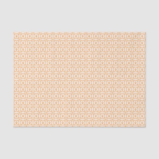 Paws-for-与えs Gift Wrap - Marigold?数々の 薄葉紙 (正面)