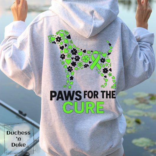 Paws for a Cure Non Hodgkins Lymphoma Awareness パーカ