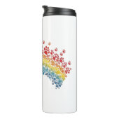 Paws for All – Rainbow Paw Print Unity  タンブラー (回転右)