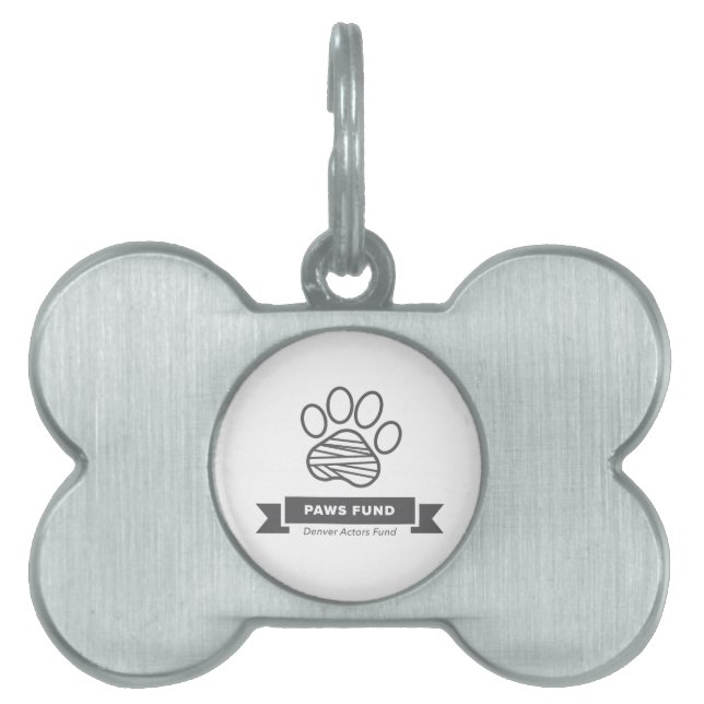 PAWS Fund ペットタグ (デンバーアクターズファンド) (正面)