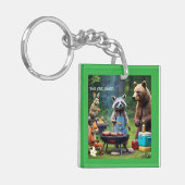 「Paws & Grill」 キーホルダー (正面左)