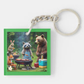 「Paws & Grill」 キーホルダー (裏面)