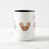 Paws & Heartbeats Mug - Furry Love in Every Sip マグカップ (中央)