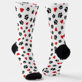 Paws & Hearts – Love for Dogs ソックス (傾斜あり)