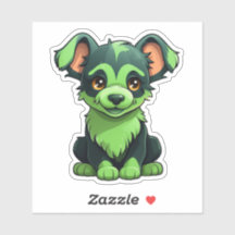 Paws in Action: Energetic Dog Stickers for Adventu