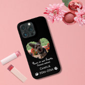 Paws in our Hearts Photo Pet Memorial,Custom Case-Mate iPhoneケース
