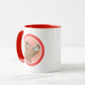 Paws-ing for Tea Cute Bear Morning Tea Pun マグカップ (正面左)
