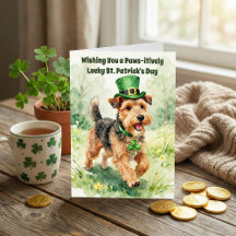 Paws-itively Lucky St. Patrick's Day Terrier