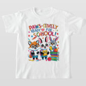 Paws-itively Ready for School! Tシャツ (レイダウン)