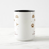 Paws, Loud 静か Love -金ゴールド猫のPaw Stars Mug マグカップ (中央)